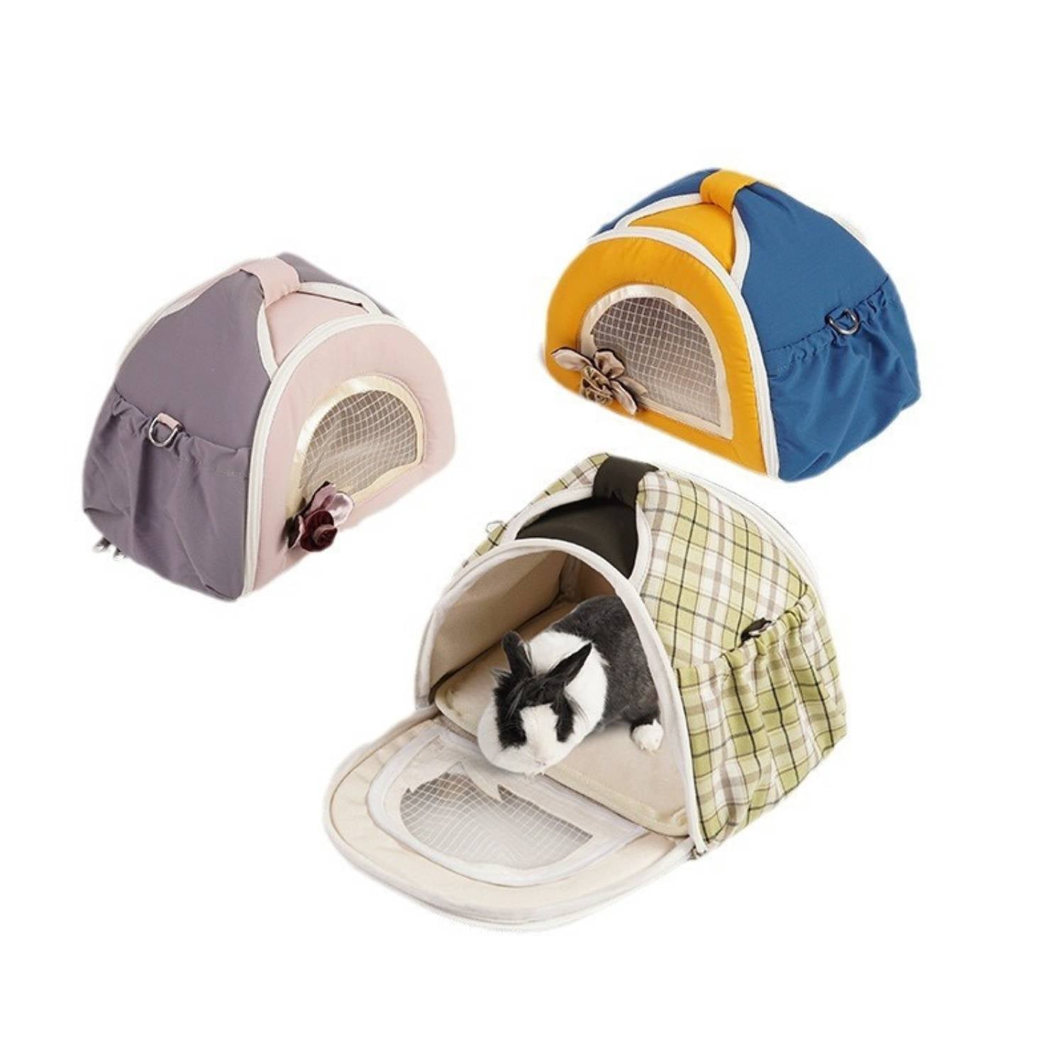 knaagdier huisdier draagtas drie kleuren